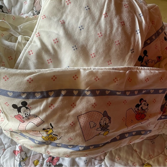 Vintage Mickey & Friends Crib Wrap and Blanket - Picture 4 of 4